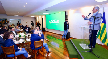 Caiado recebe empresários de SP e RJ e destaca Goiás como polo nacional de Inteligência Artificial